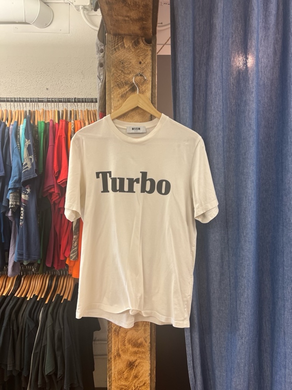 MSGM Turbo White T-shirt